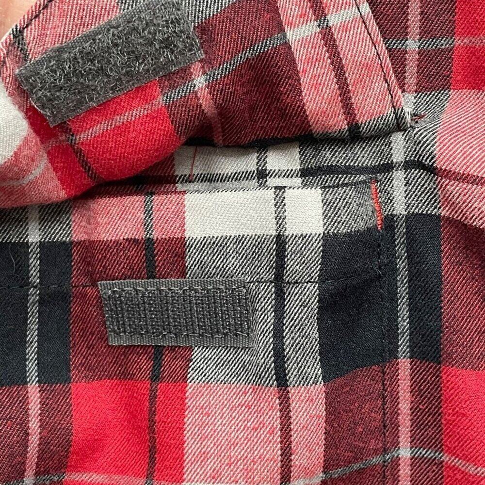 Columbia Omni-Wick Red Plaid Long Sleeve Shirt Men’s Size XL - Picture 6 of 12
